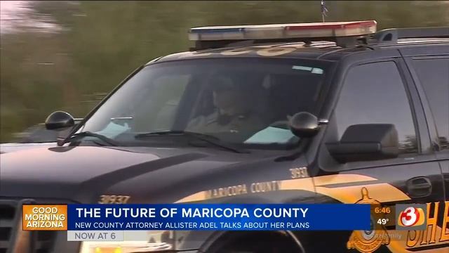 New Maricopa County Attorney Allister Adel speaks about her plans смотреть онлайн