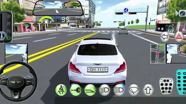 Driving Bentley car in 3d driving class смотреть онлайн