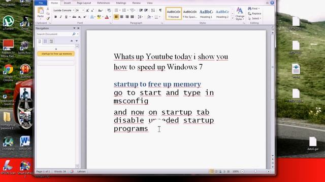 how to speed up Windows 7 startup to free up memory смотреть онлайн