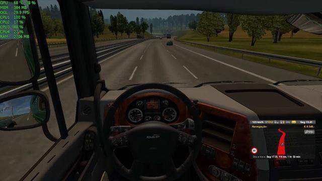 Euro Truck Simulator 2: 9500GT & FX 4300 - Gameplay смотреть онлайн
