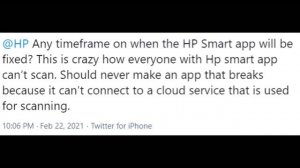 HP Smart Not Working