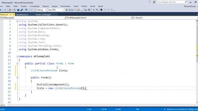 POO 2 C# - Manipulando Componentes Windows Forms смотреть онлайн