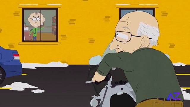 SOUTH PARK Old people doing donuts in school parking ground! Mackey gets pissed! Vaccination Specia смотреть онлайн