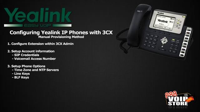 Provisioning Yealink IP Phones with 3CX смотреть онлайн