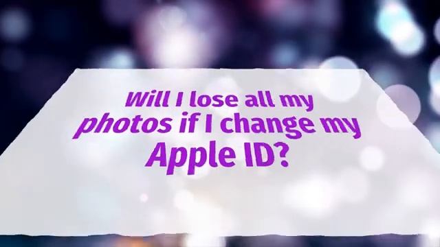 How do I change my Apple ID without losing photos? смотреть онлайн