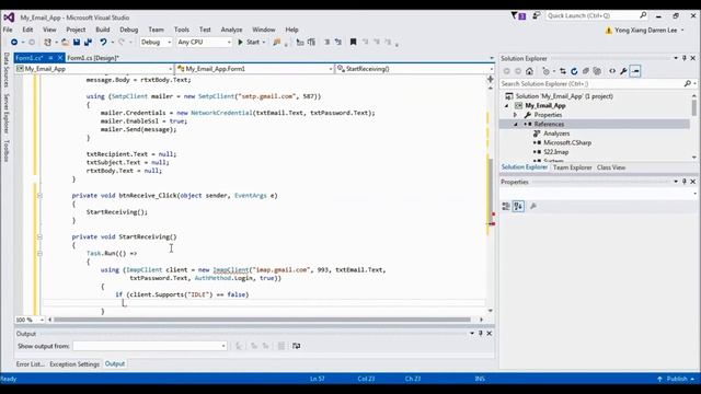 [C# Winforms] Email Application (Send & Receive) смотреть онлайн