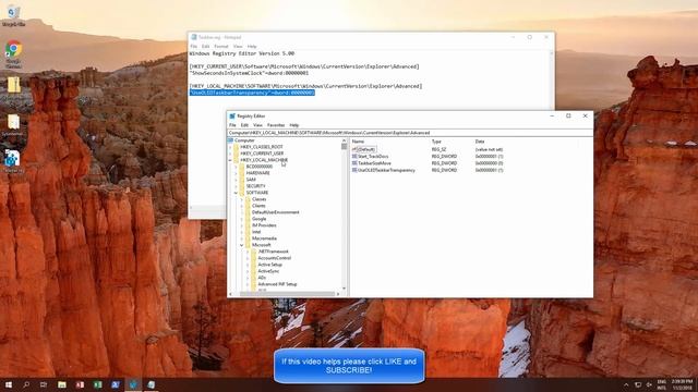 Windows 10 - Modify Taskbar Transparency, Add Seconds And More смотреть онлайн