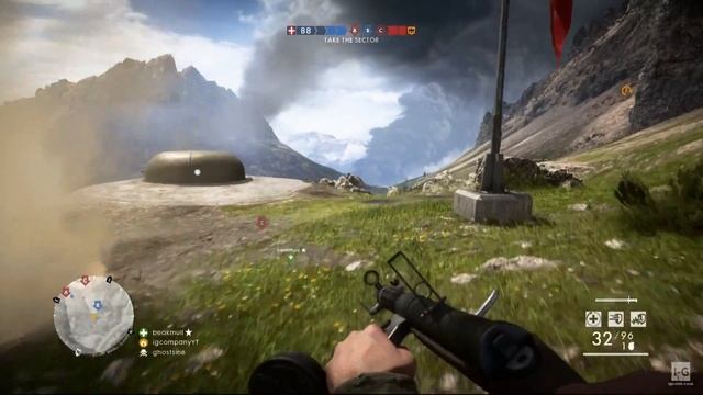 WW1 - Mountain Battle - The Alps - Iron Walls - Battlefield 1 смотреть онлайн