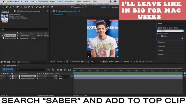 After Effects Saber Outline Tutorial смотреть онлайн