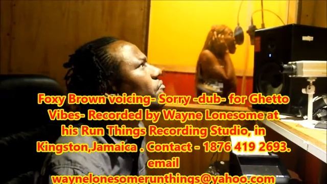 Foxy Brown Voicing Sound boy yuh dead aready dub for Ghetto Vibes смотреть онлайн