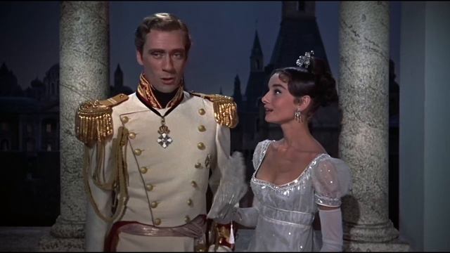 Audrey Hepburn Dances With Mel Ferrer In War And Peace (1956)