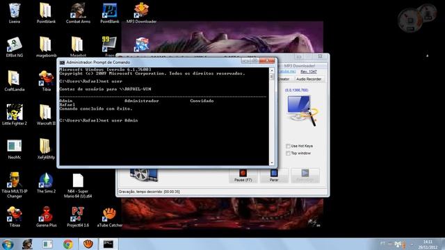 Trocando a senha de um usuario Administrador pelo Convidado- Sem baixar nada (Windows 7) смотреть онлайн