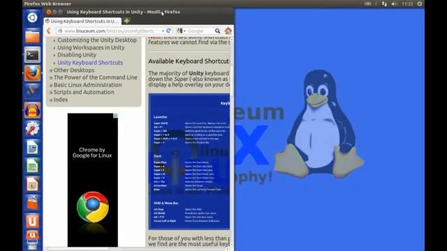 Unity Keyboard Shortcuts in Ubuntu 12.10 смотреть онлайн