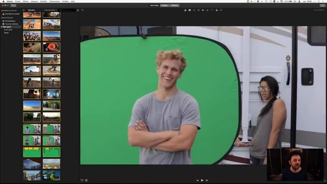 Importer des image dans iMovie sur Mac смотреть онлайн