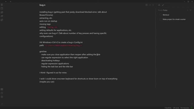 Demo of bug.n on Windows 10 смотреть онлайн