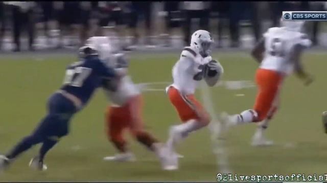 Cam’Ron Harris Miami Hurricanes Highlights смотреть онлайн