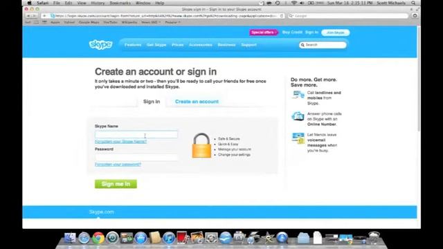 Downloading Skype On a Mac (tutorial) смотреть онлайн