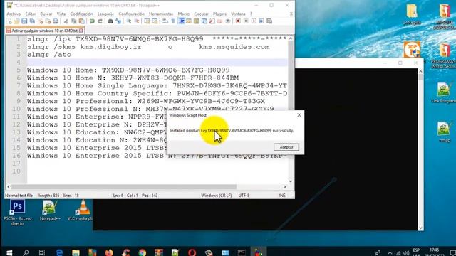 Como activar Windows 10 sin Programas super Facil. смотреть онлайн