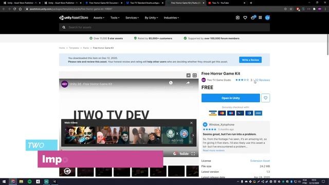HOW TO INSTALL - UNITY FREE HORROR GAME KIT смотреть онлайн