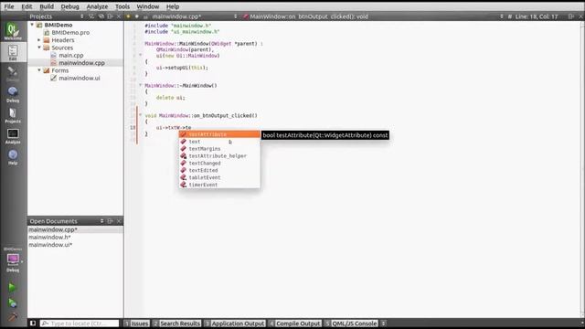 Qt on Android BMI Example смотреть онлайн