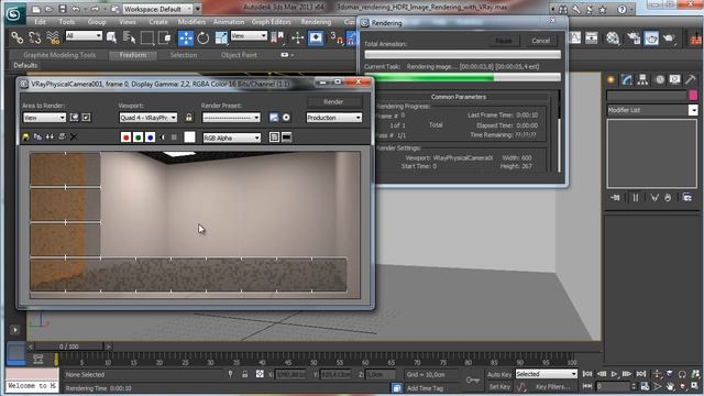 HDRI Image Rendering With VRay