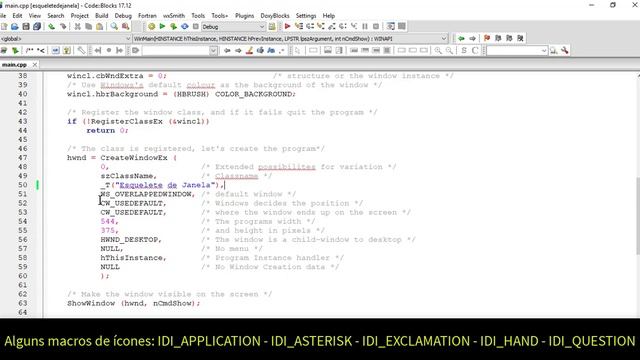 Linguagem C/C++ Win32 GUI Project смотреть онлайн