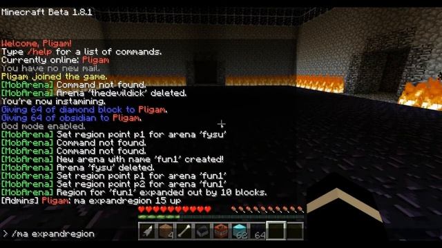 Minecraft: How to install Mobarena plugin смотреть онлайн
