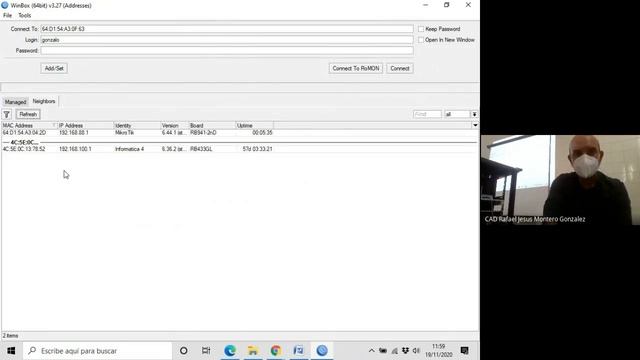 RA3 Conexión para administración por Winbox a Mikrotik смотреть онлайн