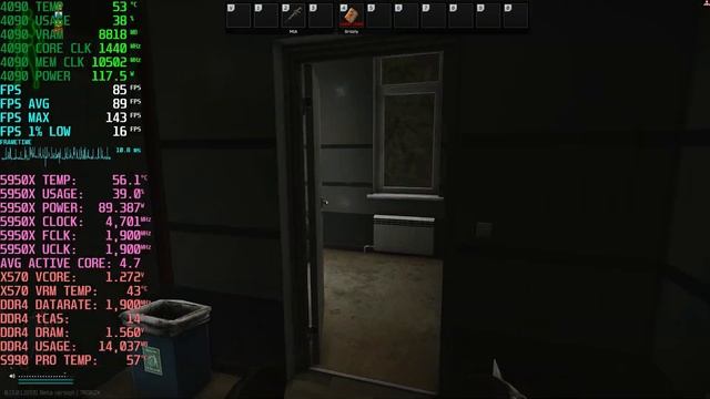 EFT \\ Streets 4K \\ 5950X 4.7GHz + 4090 // DDR4-3800 CL14 // Neo G8 240Hz смотреть онлайн