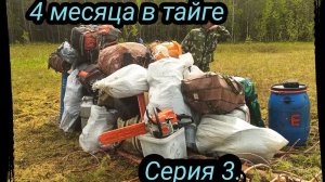 4 месяца в тайге. Серия 3. Рябчик в фольге, хлеб, перелет.