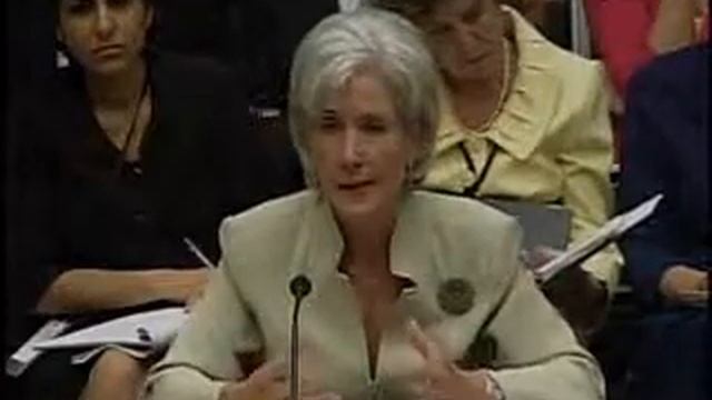 Rep. Joe Barton asks Secretary Sibelius about deficit and government-run health care смотреть онлайн