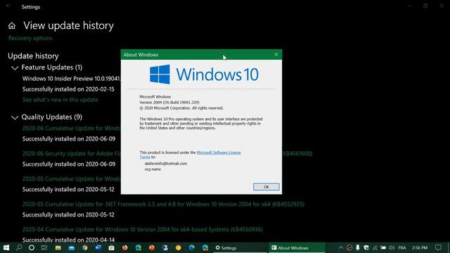 SECURITY UPDATES Windows 10 Patch Tuesday Cumulative update June 9th 2020 смотреть онлайн