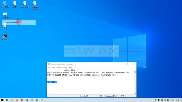 CARA MENGHAPUS MENGHILANGKAN COPOT PEMASANGAN APLIKASI Windows PowerShell ISE смотреть онлайн