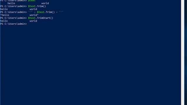 Trim a String in PowerShell - PowerShell Recipe смотреть онлайн