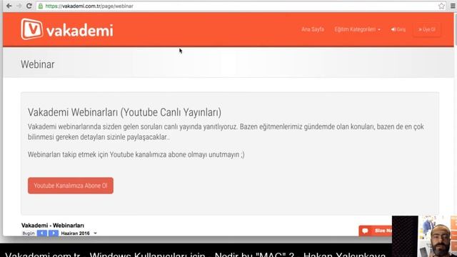 Vakademi Webinar (Canlı Yayın) Kaydı: Windows Kullanıcıları için - Nedir bu "MAC" ? смотреть онлайн