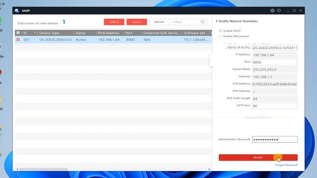 Hikvision Mini PT IP Network Camera initial activation storage setup view on browser using SADP Too смотреть онлайн