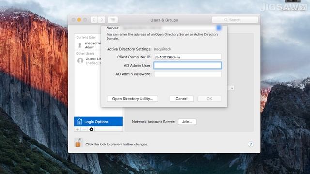 How to bind an OS X El Capitan Mac to Active Directory смотреть онлайн
