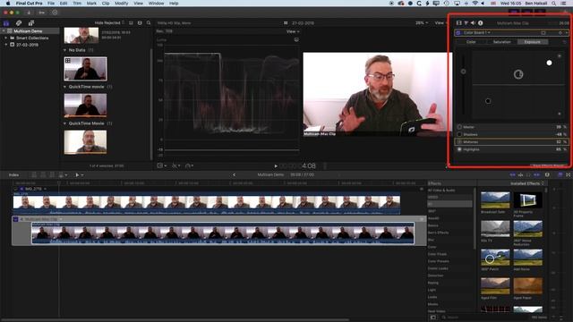 Final Cut Pro Tutorial | Multicam Edit + Color Correction Workflow смотреть онлайн