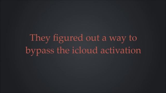 Can you bypasse the icloud activation lock ? смотреть онлайн