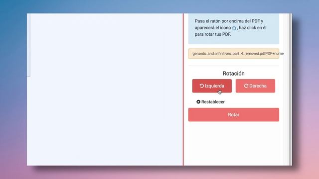 Cómo ROTAR un PDF y guardar смотреть онлайн