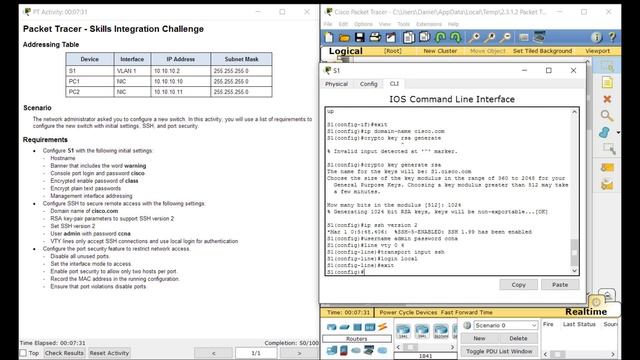 Packet Tracer Tutorials | 2.3.1.2 Module 5 Skills Integration Challenge смотреть онлайн