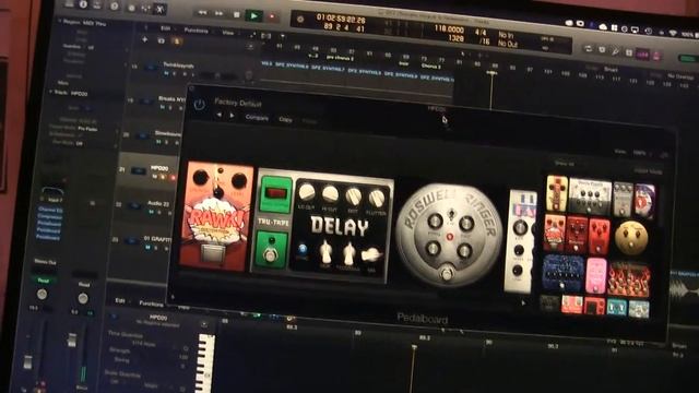 Logic Pro X Tutorial - Pedalboard Plugin