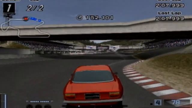 Gran Turismo 4-Alfa Romeo Motors (1965 Alfa Romeo Giulia Sprint GTA Coupe 1600) смотреть онлайн