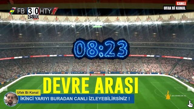 FENERBAHÇE HATAYSPOR MAÇI CANLI İZLE