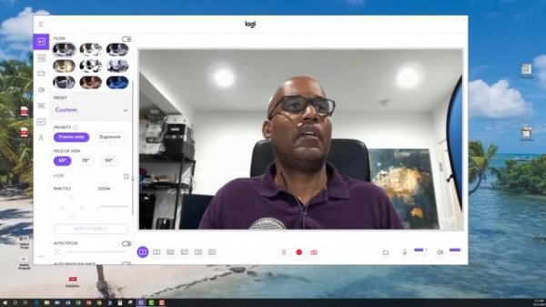 Logitech BRIO 4K web camera features and demonstration for the best web camera