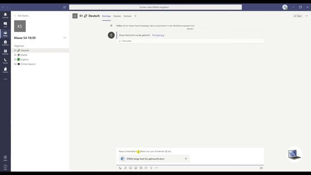 15 Microsoft Teams - Dateiablage Dateien hoch und runterladen (Windows) für Schüler смотреть онлайн