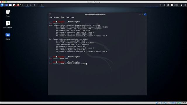 กล่องดำ Cyber The Series | เปลี่ยน MAC Address ด้วยคำสั่ง ifconfig (Kali Linux) смотреть онлайн