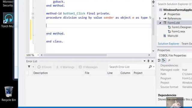 COBOL LESSON 101 - Hello World смотреть онлайн