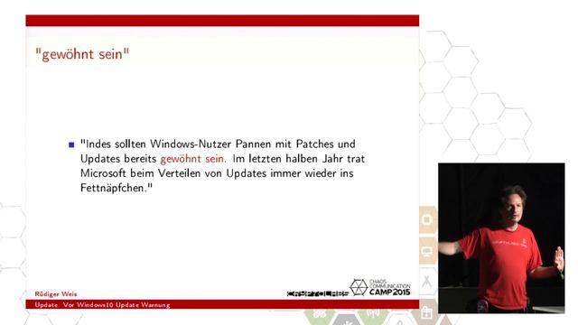 ruedi: Update: Vor Windows10 Update Warnung смотреть онлайн