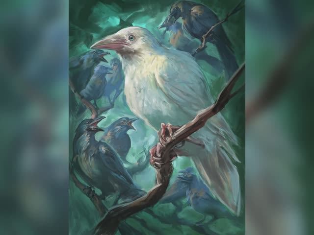 Рисуем белую ворону. Digital Art.